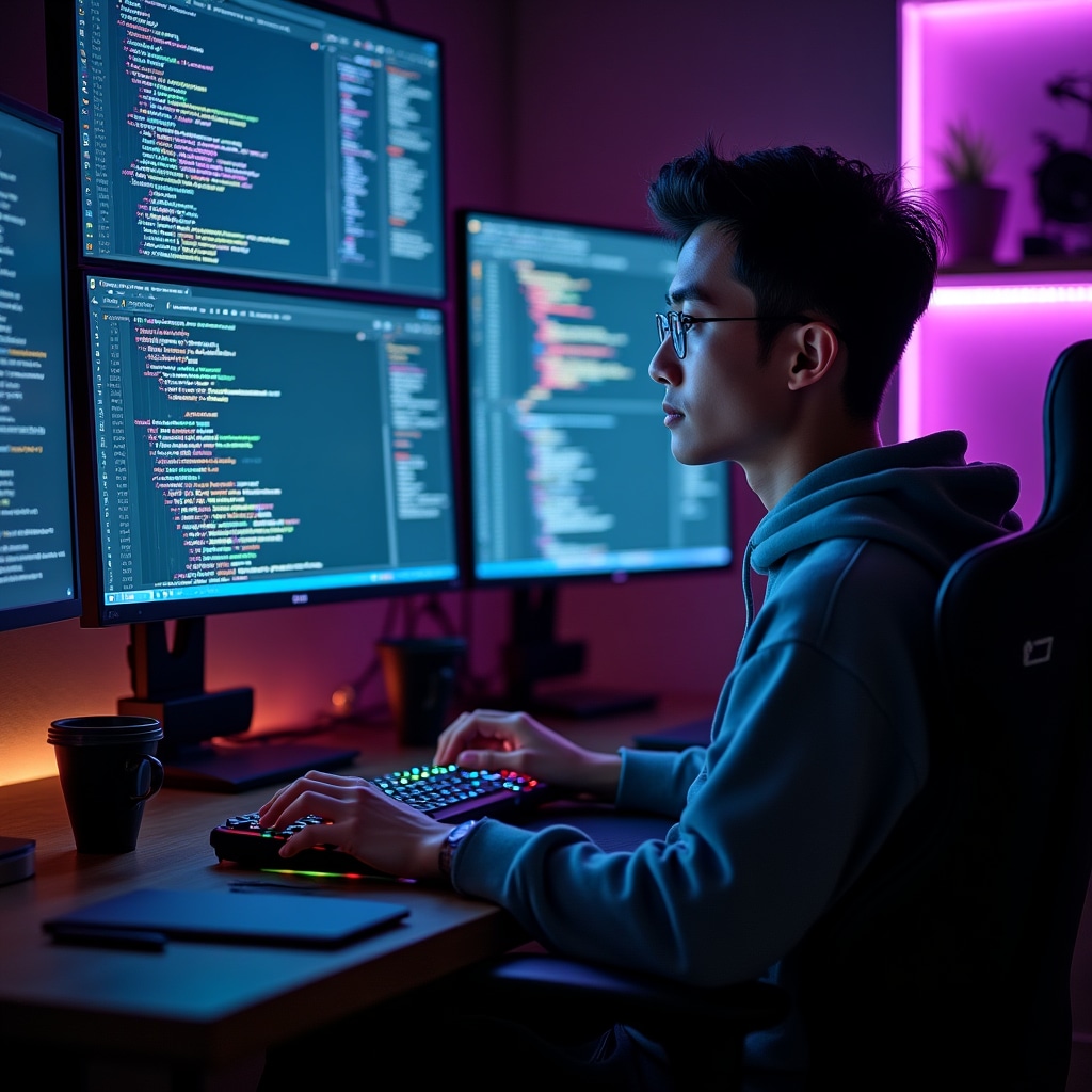 Visual representation of smart contract functions managing token issuance and transfers